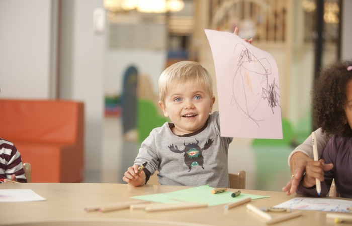 kind tekenen kinderopvang