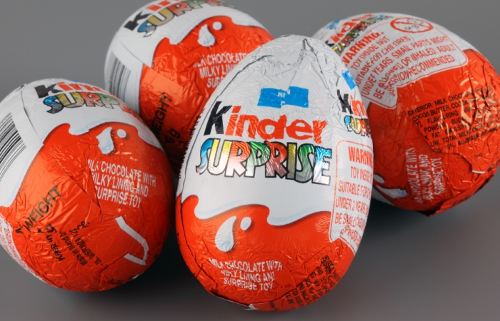 Terugroepactie chocoladeproducten Kinder Ferrero FAVV