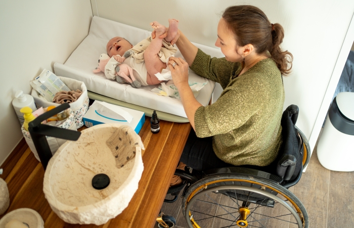 mama verluiert kindje