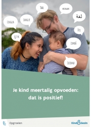 Cover publicatie Je kind meertalig opvoeden: dat is positief!