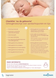 Checklist na de geboorte