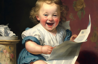 zindelijkheid - van dyck - kindje op het potje