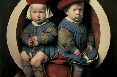 van eyck - zindelijkheid - kindjes op potje
