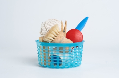 speelgoed mandje vol schatten