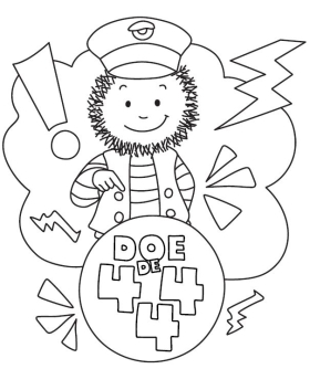 kleurplaat opvoedstress