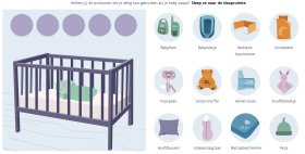 screenshot klikspel veilige producten tijdens de slaap