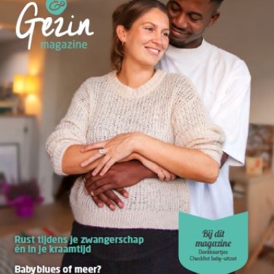 Cover magazine eerste kind op komst