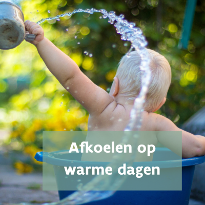 waterspelletjes afkoelen in water