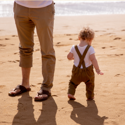 aan het strand