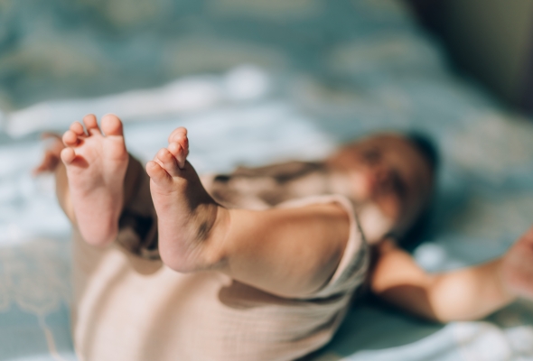 voetjes van baby