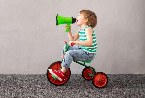 kind fiets communicatie snelinfo
