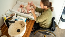 mama verluiert kindje